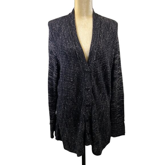 Nic and Zoe Button down Knit Marled Sweater Cardigan Size XL - Picture 1 of 8